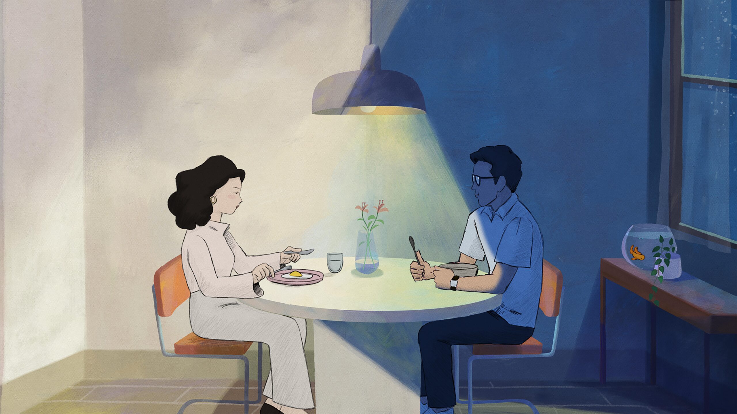 Two Ships By McKinley Benson