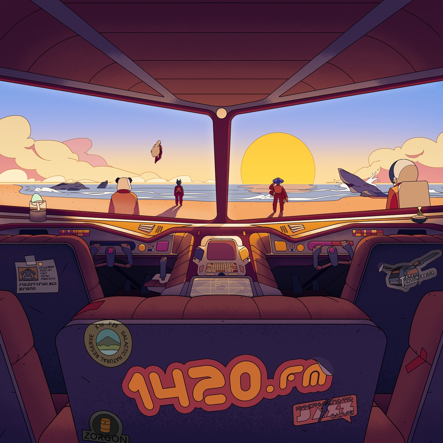 Safari Zone – 1420.fm Album Visualizers